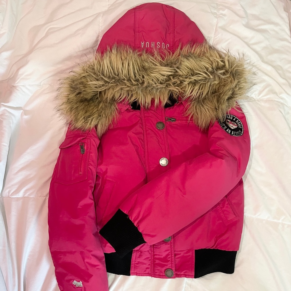 HOT PINK Joshua Perets Coat